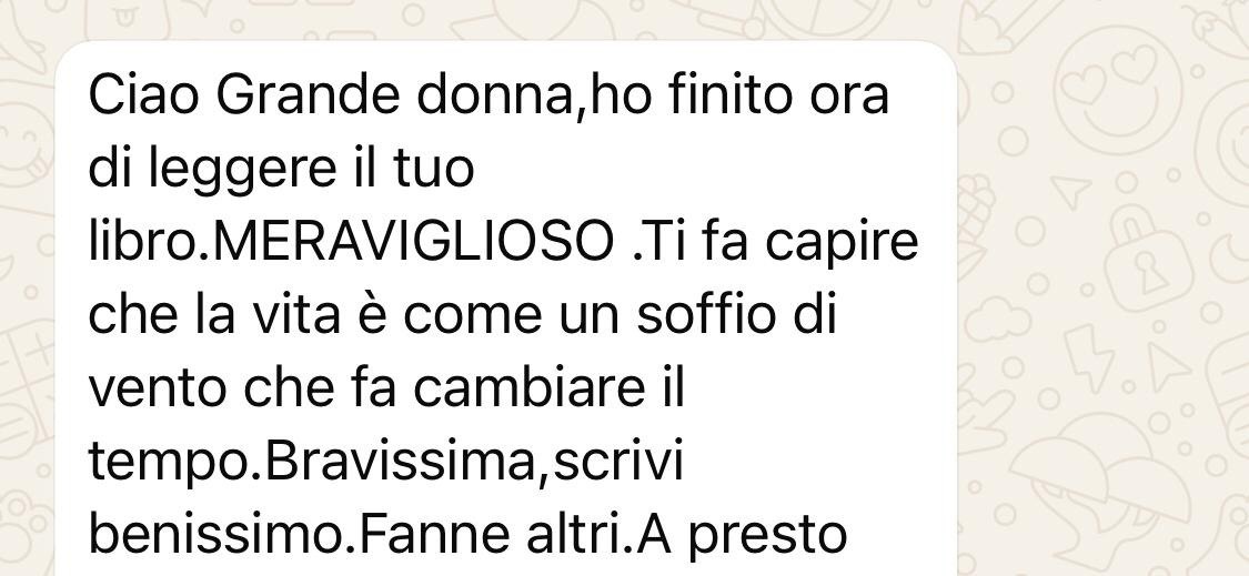 Testimonianza di una lettrice del libro