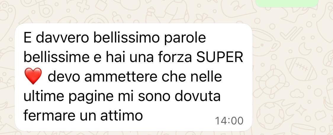 Testimonianza di una lettrice del libro